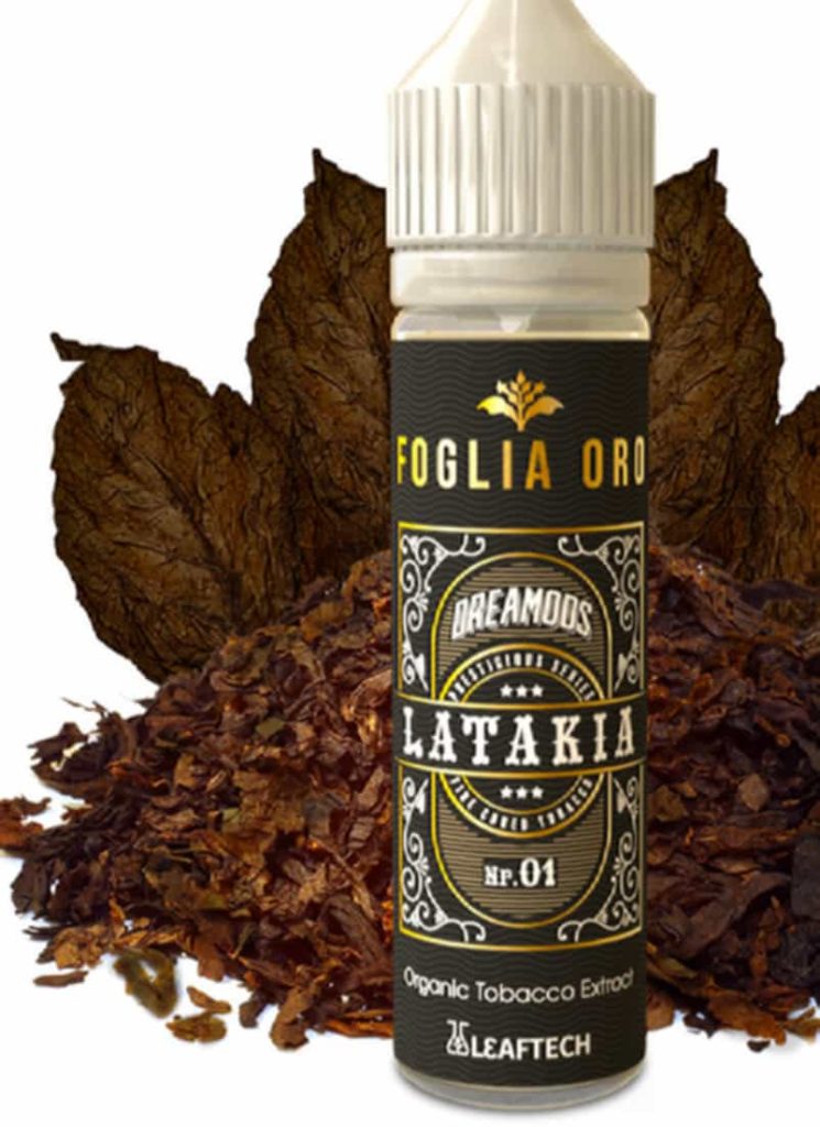 Close-up of Organic Latakia tobacco blend